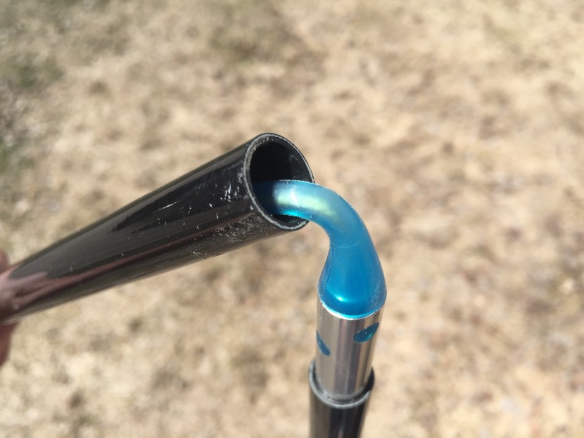 black diamond distance carbon flz - carbon shafts help keep the flz's weight down.