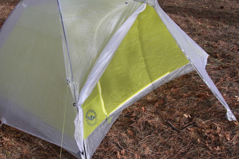big agnes tiger wall 2 carbon - we appreciate the easy pullbacks that keep the vestibule doors open...