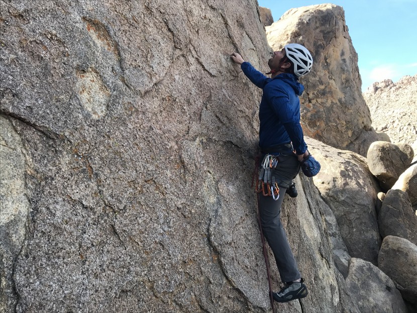 mountain hardwear kor preshell hoody - mobile enough to climb in, just don't scrape too close to the rocks!