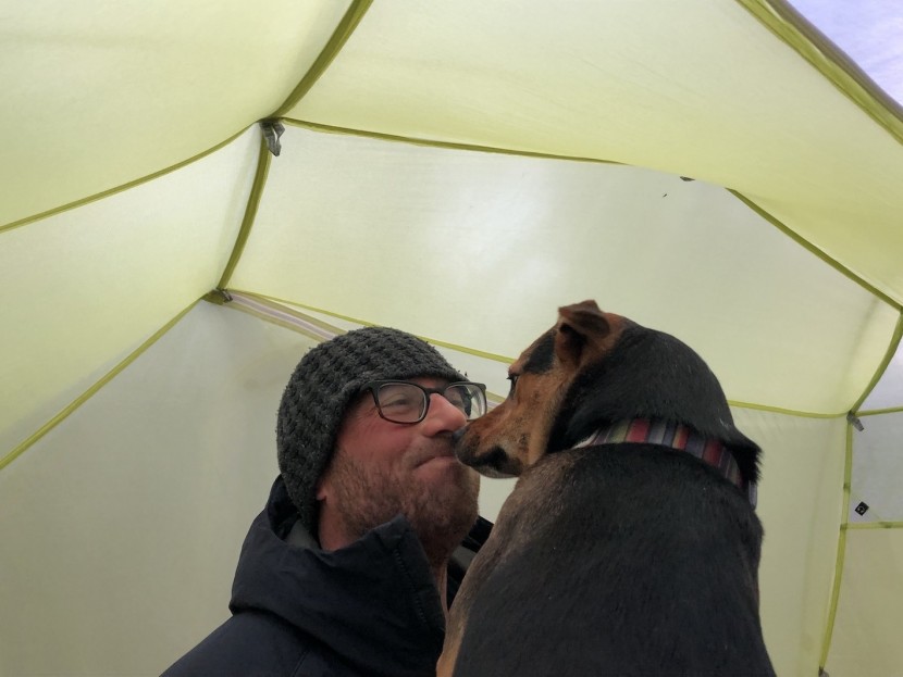 big agnes tiger wall 2 carbon - this 6-foot tester enjoys a little love while sitting up in the...