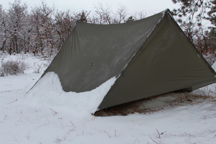 gossamer gear the two - a look at how the tent fairs after a snowfall. in the tent, the...
