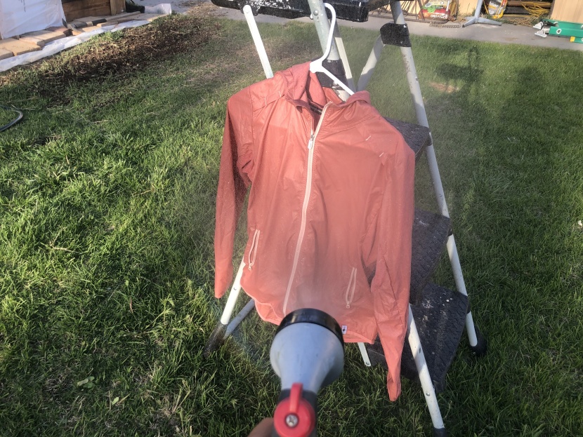 smartwool merino sport ultra light hoody for women - how do you test for rain protection in the desert? however you do...