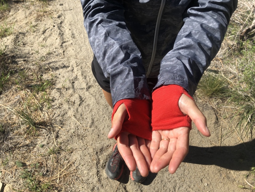 icebreaker cool-lite rush - we love, love, love the thumb loops and longer sleeves of this...