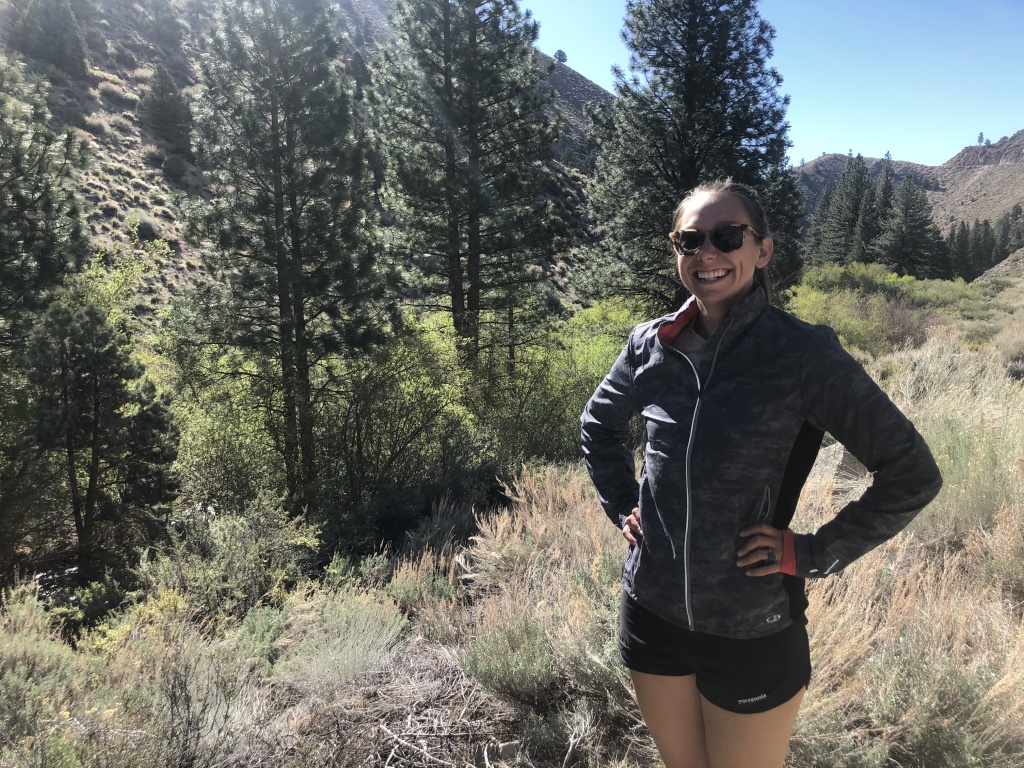 icebreaker cool-lite rush - showing off the cozy cool-lite rush on a spring morning in the...