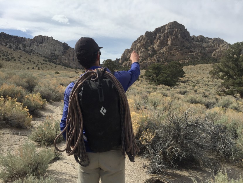 black diamond rock blitz 15 - when the pack is less than full the top strap can contain a rope...