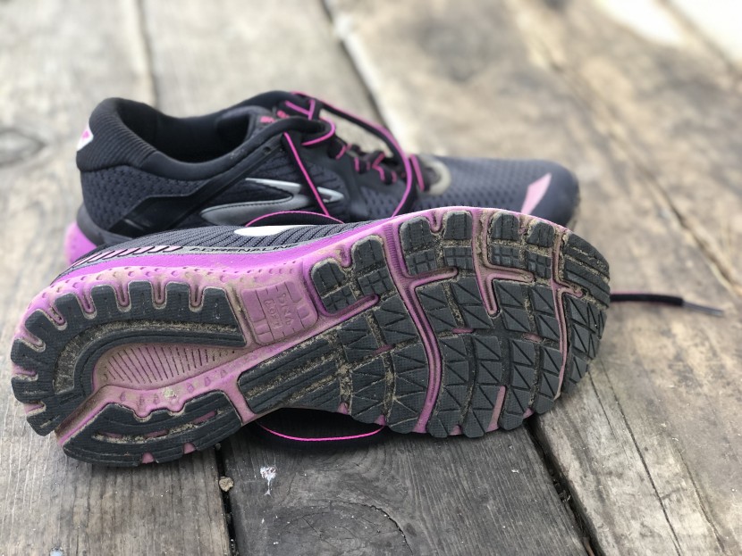 brooks adrenaline gts 20 for women - the durable lugs of the adrenaline gts 20 hold up mile after mile.