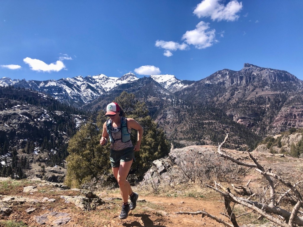 hydration bladder - we enjoy a nice, socially distanced jaunt around the perimeter trail...