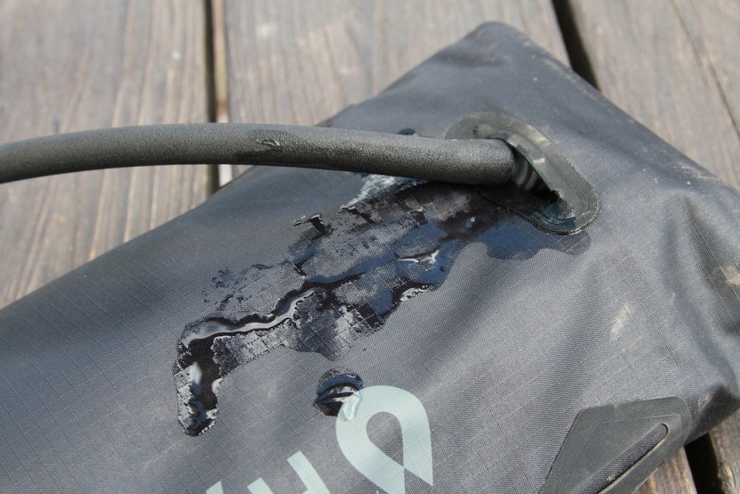 hydrapak hydrasleeve - unfortunately, when we tried to disconnect the tube to remove the...