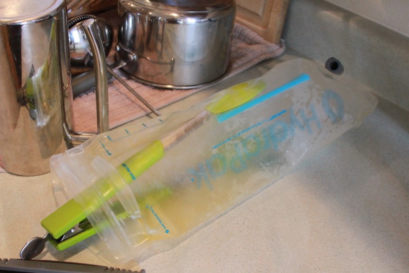 hydrapak hydrasleeve - simply dry out after rinsing this bladder after every use to reduce...