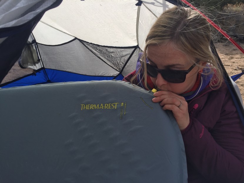 sleeping pad womens - although the trail lite is a "self-inflating" pad, it still needs a...