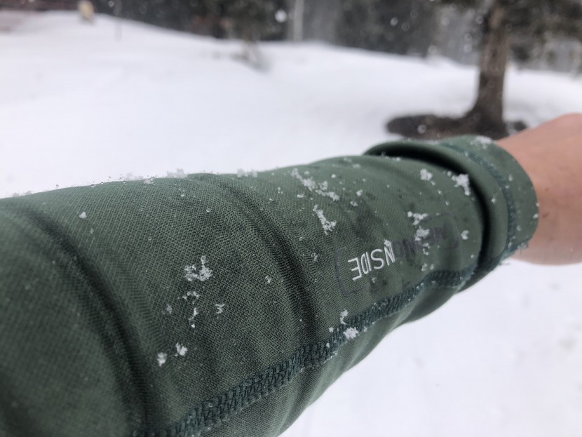 ortovox fleece hoody for women - the merino wool does insulate when wet, but boy does that fabric...