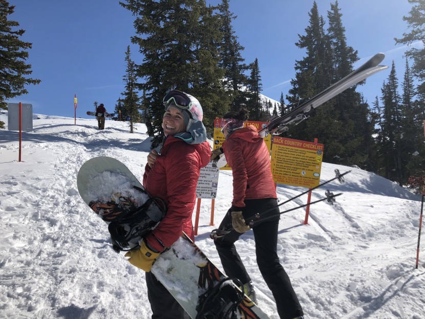 arc'teryx fortrez hoody for women - steph dons the arc'teryx kyanite before heading up the mountain on...