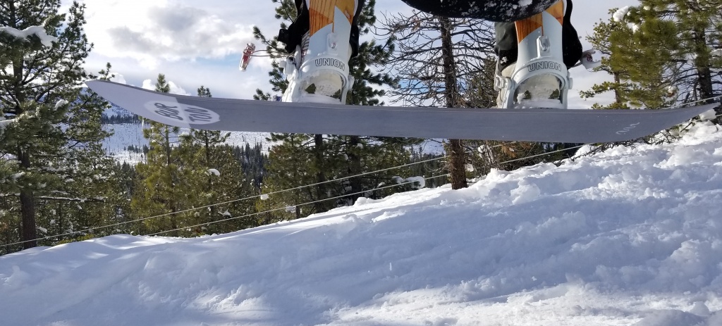 burton day trader - the day trader is stiff enough that it's easy to stomp the landing.