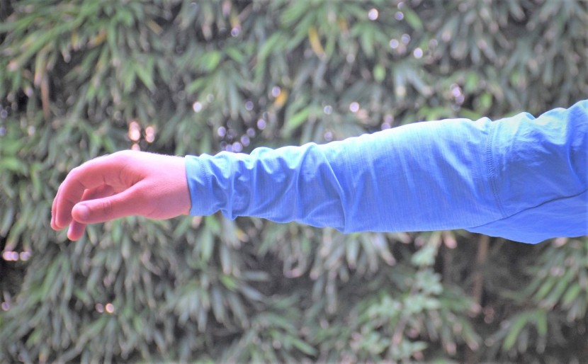 patagonia airshed pro pullover - the capilene cool fabric in the arms and hood is more breathable...