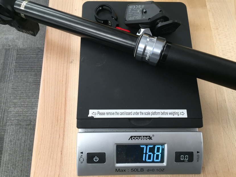 rockshox reverb axs - interestingly, the lack of wires doesn't make the reverb axs any...