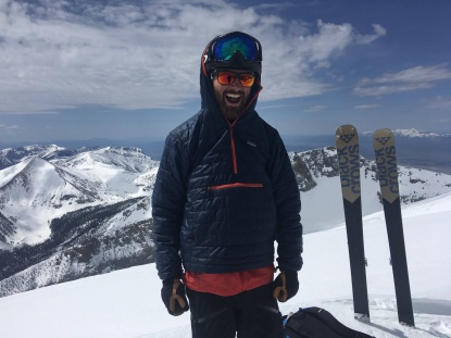 Review editor Gray Grandy, in his element.