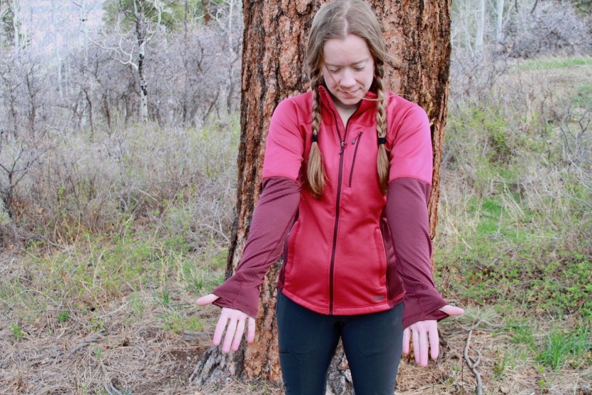 outdoor research vigor full-zip for women - the arms and torso are incredibly long offering a compatible fit for...