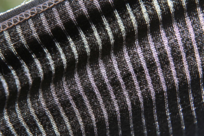 voormi high-e hoodie for women - a look at the woven ventilation. unfortunately it doesn't breathe as...