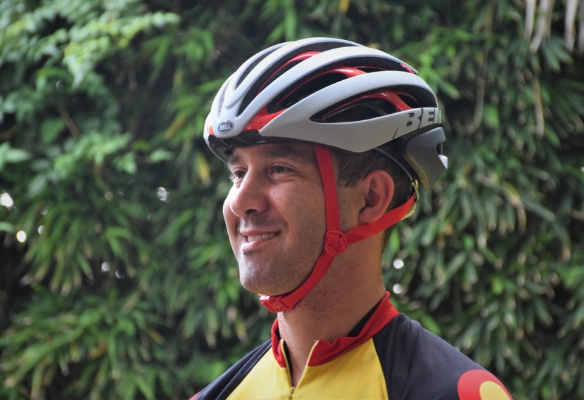 the z20 from bell is an example of a classic road bike helmet with...