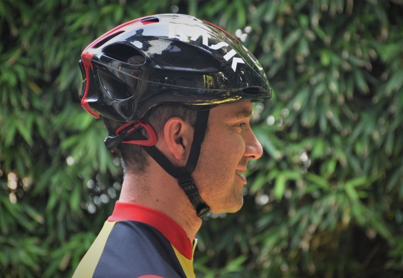 the infinity is a sleek-looking aerodynamic helmet but does have...