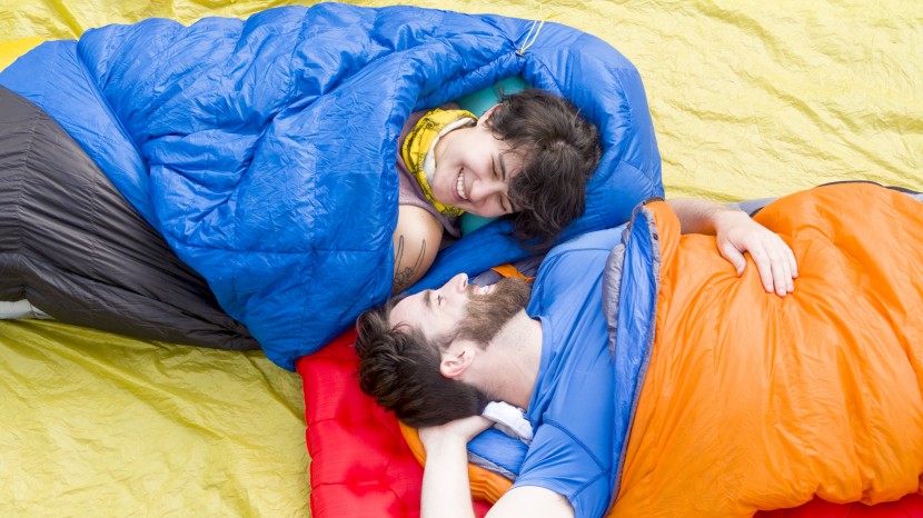 sierra designs cloud 800 / 35 - our product testers seem quite in happy in their ultralight sleeping...