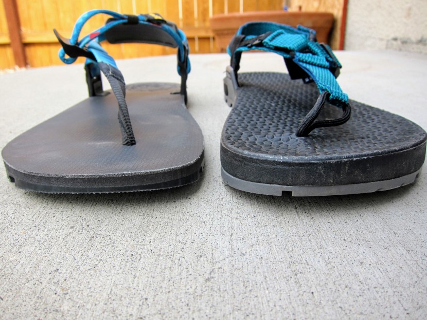 sandals womens - comparing sandals with completely flat footbeds, to those with minor...