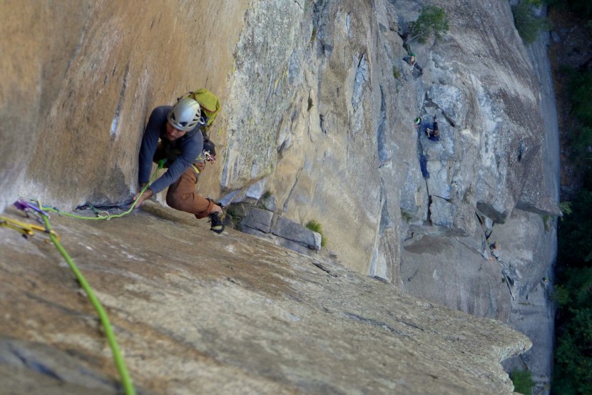 climbing shoes - cracks can offer torquing jams or regular face holds. our favorite...