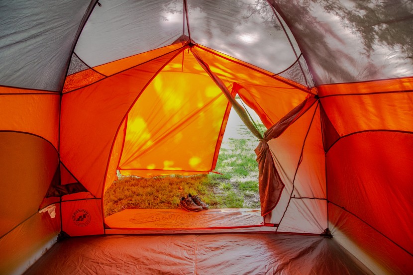 big agnes bunk house 4 - looking towards the front door and vestibule.