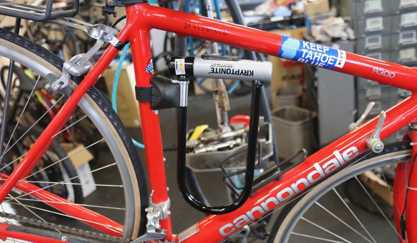 kryptonite kryptolok - as you can see, those with smaller bike frames face issues when...