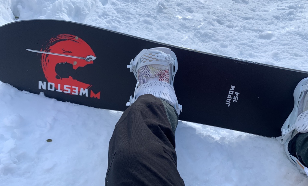 weston japow - the large nose and setback stance let the japow slice through fresh...