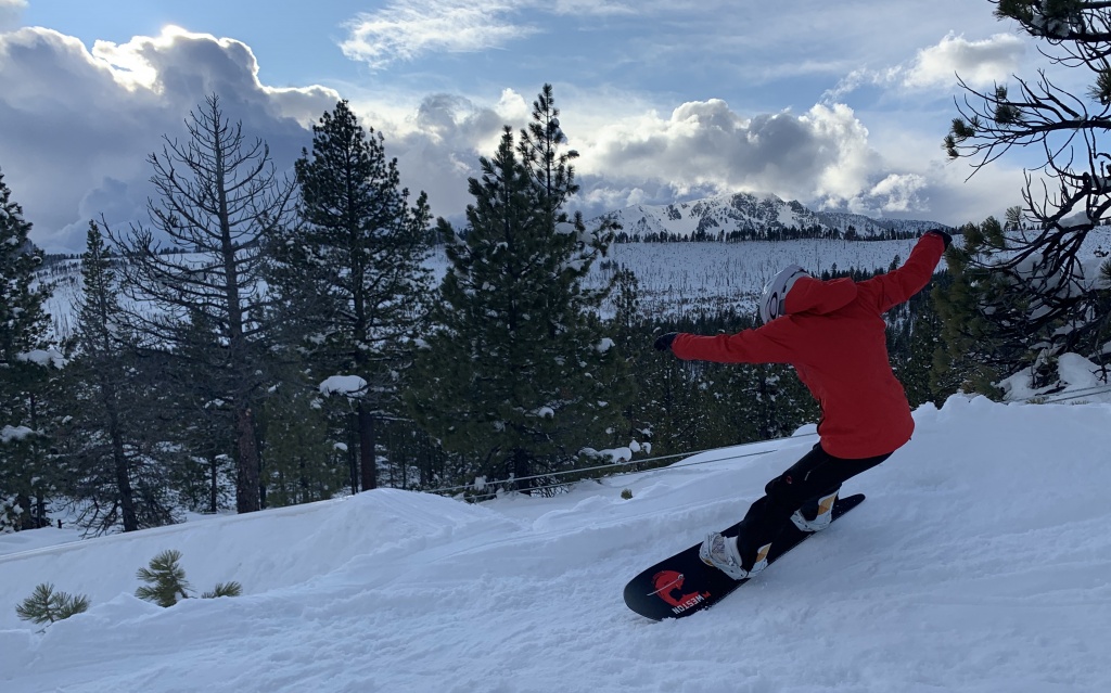 weston japow - we rarely felt nervous from chatter or speed wobbles on the japow.