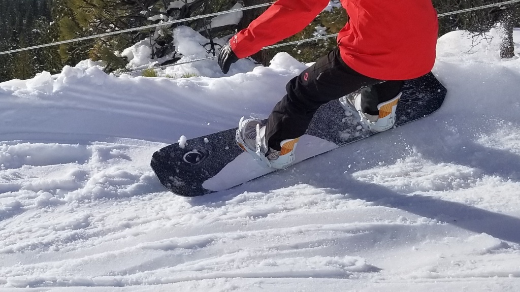 lib tech t.rice orca - the serrated edges of this board do a great job of biting into the...