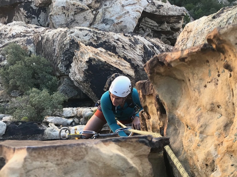 arc'teryx nuclei fl for women - on this 600-foot wall, we stuff the arc'teryx nuclei fl in our pack...