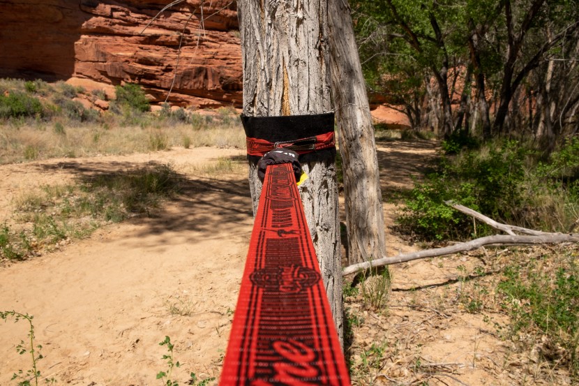 gibbon slacklines classicline xl - the webbing and ratchet were both great quality.
