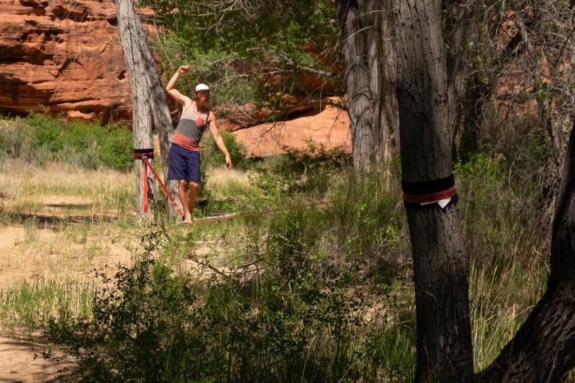 slackline - this long version of the classic line is great for the casual...