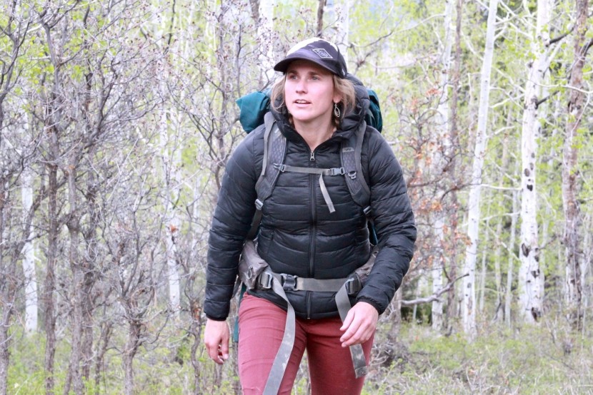 amazon essentials lightweight water-resistant for women - it didn't take long for us to have to stop to remove this...