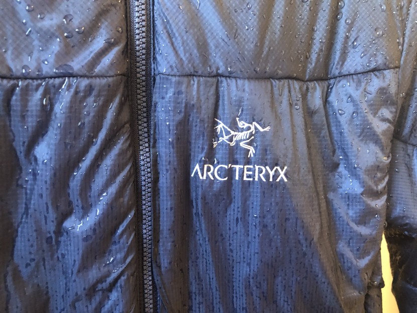 arc'teryx nuclei fl for women - after a full minute of a blasting stream of water from the...