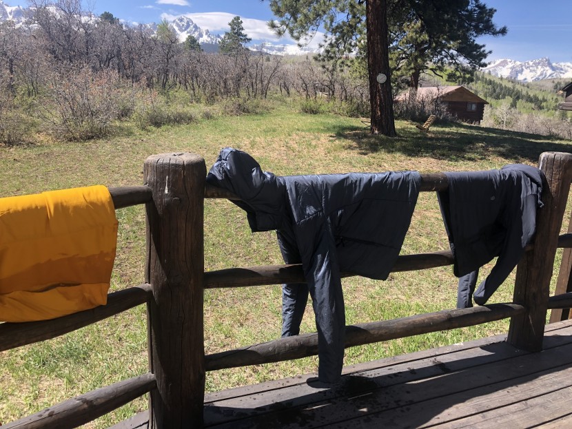 arc'teryx nuclei fl for women - this jacket dries out incredibly fast. the materials lack absorbency...