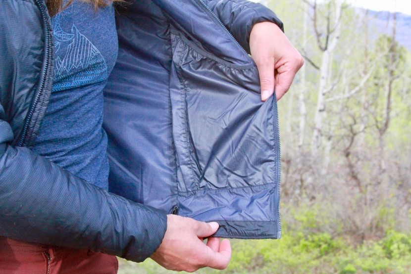 arc'teryx nuclei fl for women - the interior fabric is filled with 65-grams of coreloft insulation...