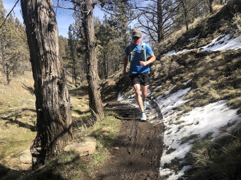 nike air zoom wildhorse 6 - testing the trail feel, and the soft surface traction, on this muddy...