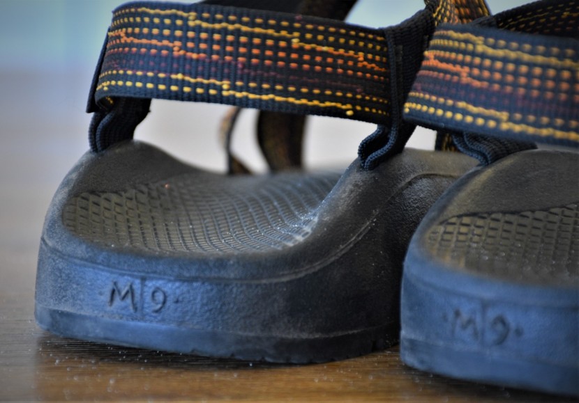 chaco z/cloud - although the material is softer than other traditional chaco models...