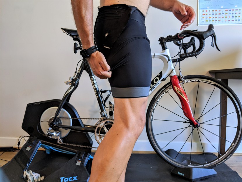 assos cento evo bib - glove or no, you'll still need to squeeze into the assos cento evos...