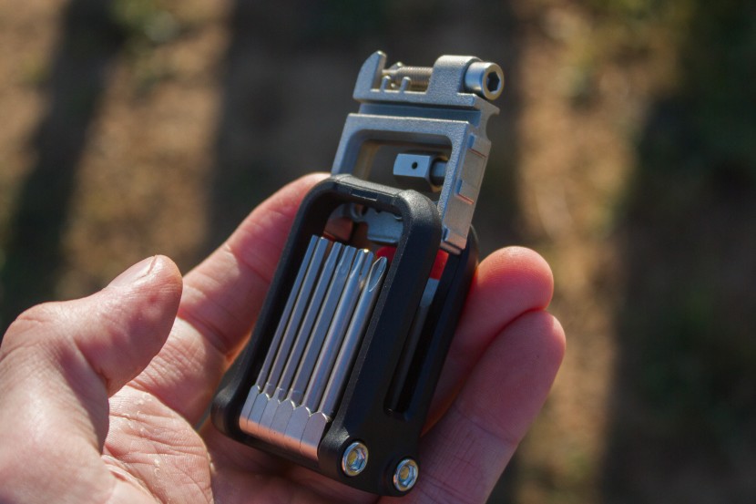 syncros matchbox 16 - the tools aren't labeled, but the clean design means they're easy to...