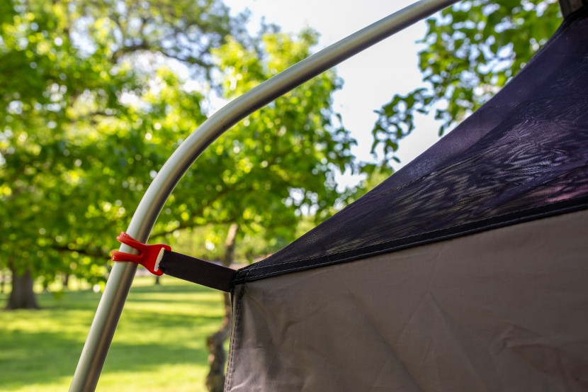 big agnes big house 6 - "pre-bent" pole on the big house 6p the pole is not actually bent...