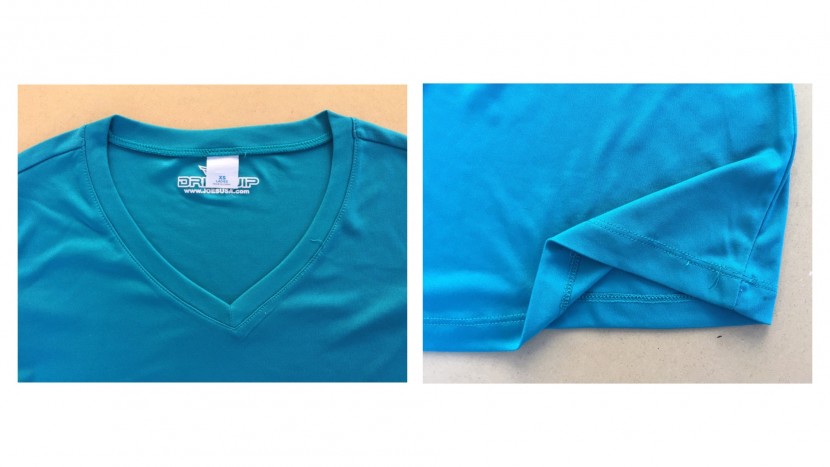 joe's usa athletic all sport v-neck for women - the quality of this shirt isn't the highest, with visible loose...