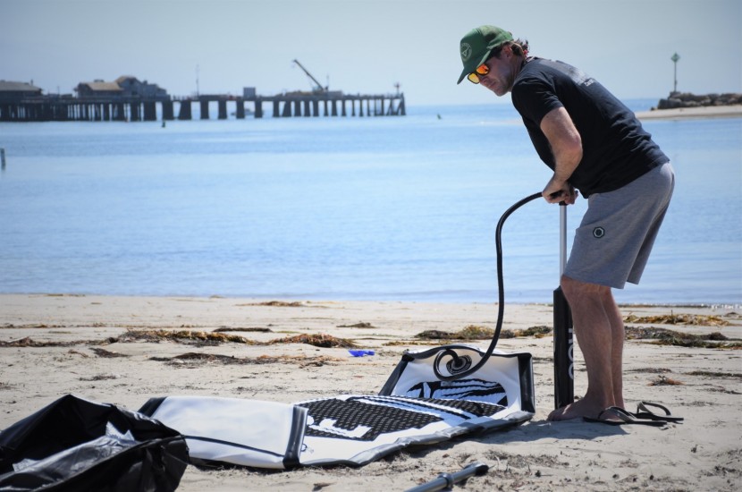 roc 10' explorer - while we wouldn't call any board 'easy' to inflate, the roc's lower...