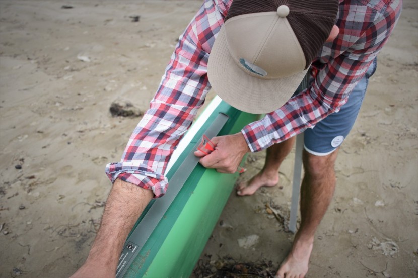 the rss stiffening system places a stiffening strip inside a sleeve...