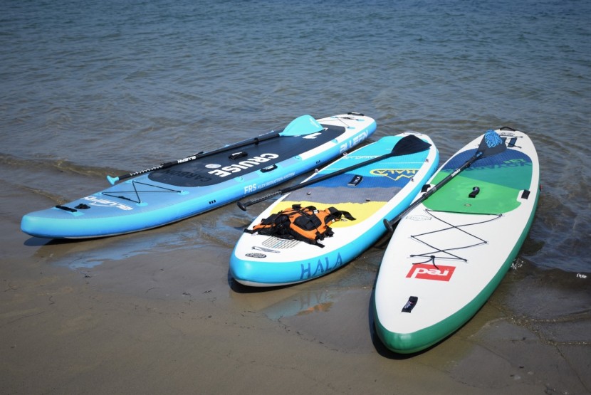 paddle board - inflatable boards by nature are more durable and less prone to dings...
