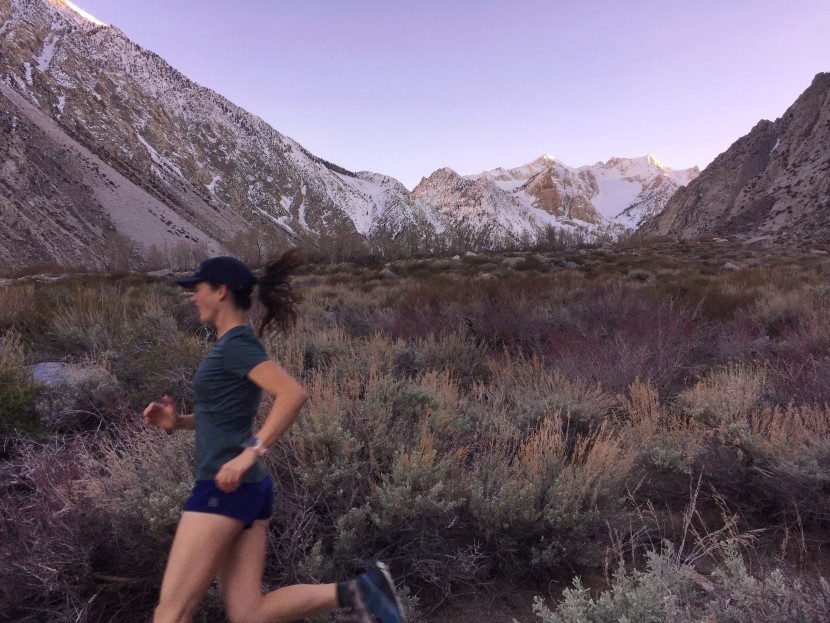 salomon xa tee for women - after running up from the desert heat, any sweat in the shirt was...