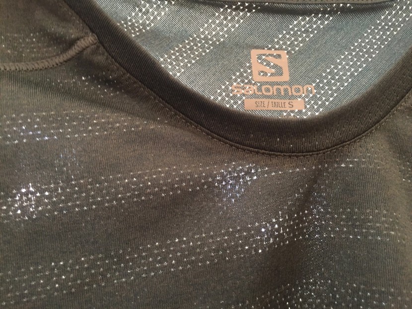 salomon xa tee for women - only this visible when held up to the light, these micro-holes run...
